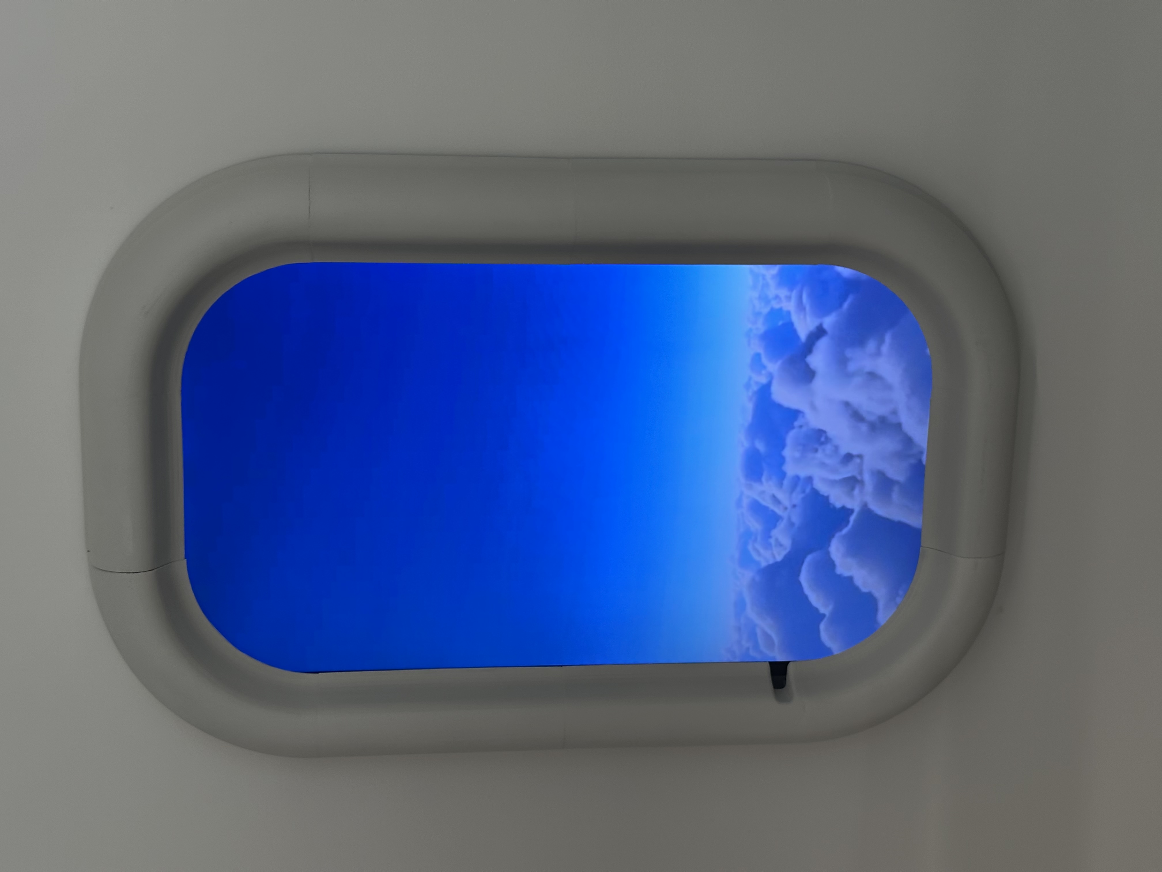 Tv with 3d printed frame